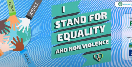I stand for Equality and Non-violence