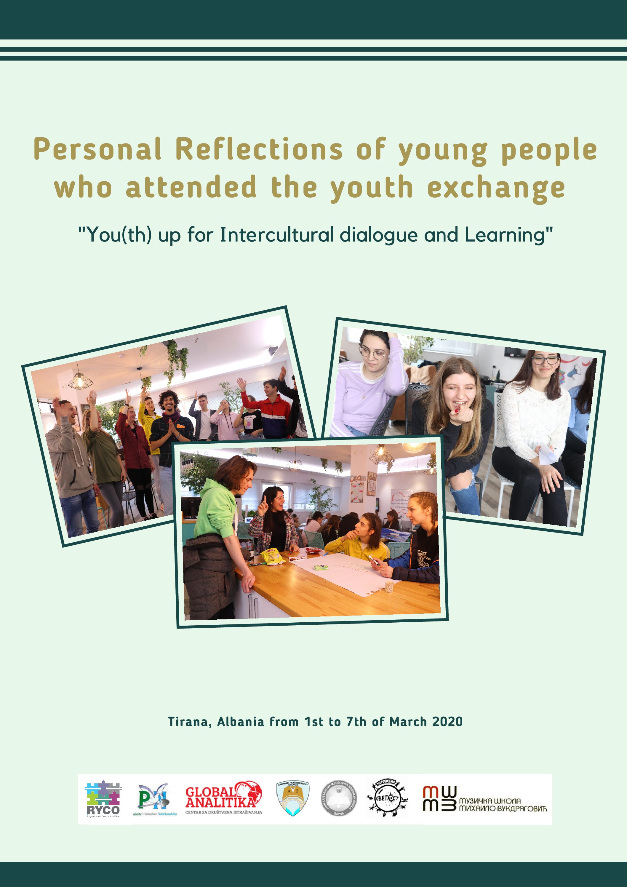 Cover: Newsletter — Reflections: You(th) up for Intercultural Dialogue and Learning (2)
