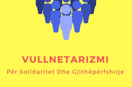Thirrje për pjesëmarrës! Trajnim Kombëtar:”Vullnetarizmi, për Solidaritet dhe Gjithëperfshirje”