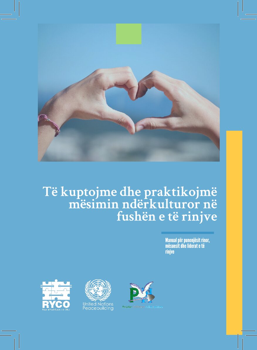 Cover: Të Kuptojmë dhe Praktikojmë Mësimin Ndërkulturor në Fushën e të Rinjve