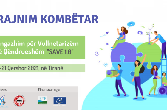 Thirrje për pjesmarrës!! Trajnim Kombëtar: Angazhim për Vullnetarizëm të Qëndrueshëm