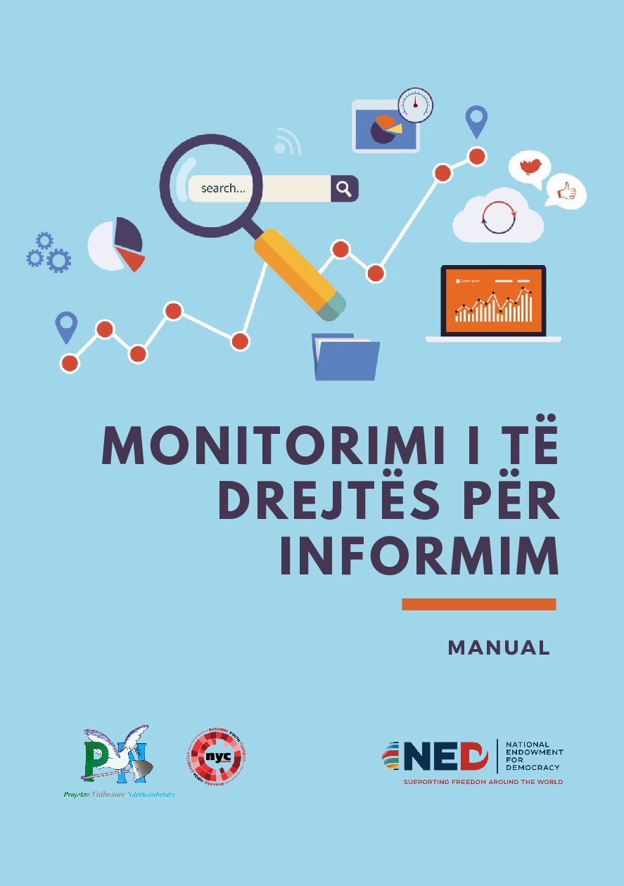 Cover: Monitorimi i të Drejtës për Informim — Manual (2021)