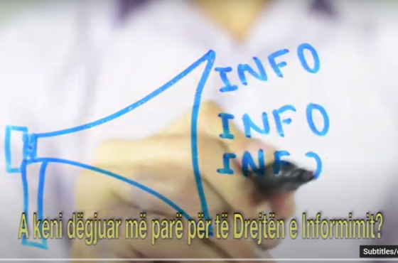 Video Informuese- E Drejta për Informim