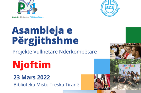 NJOFTIM: Asambleja e Përgjithshme 2022, Projekte Vullnetare Ndërkombëtare
