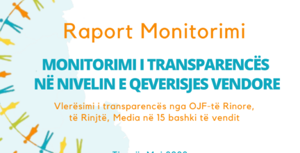 Raport Monitorimi- Monitorimi i Transparencës në Nivelin e Qeverisjes Vendore.