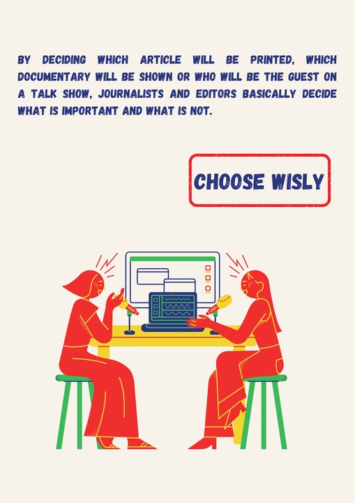 By deciding which article will be