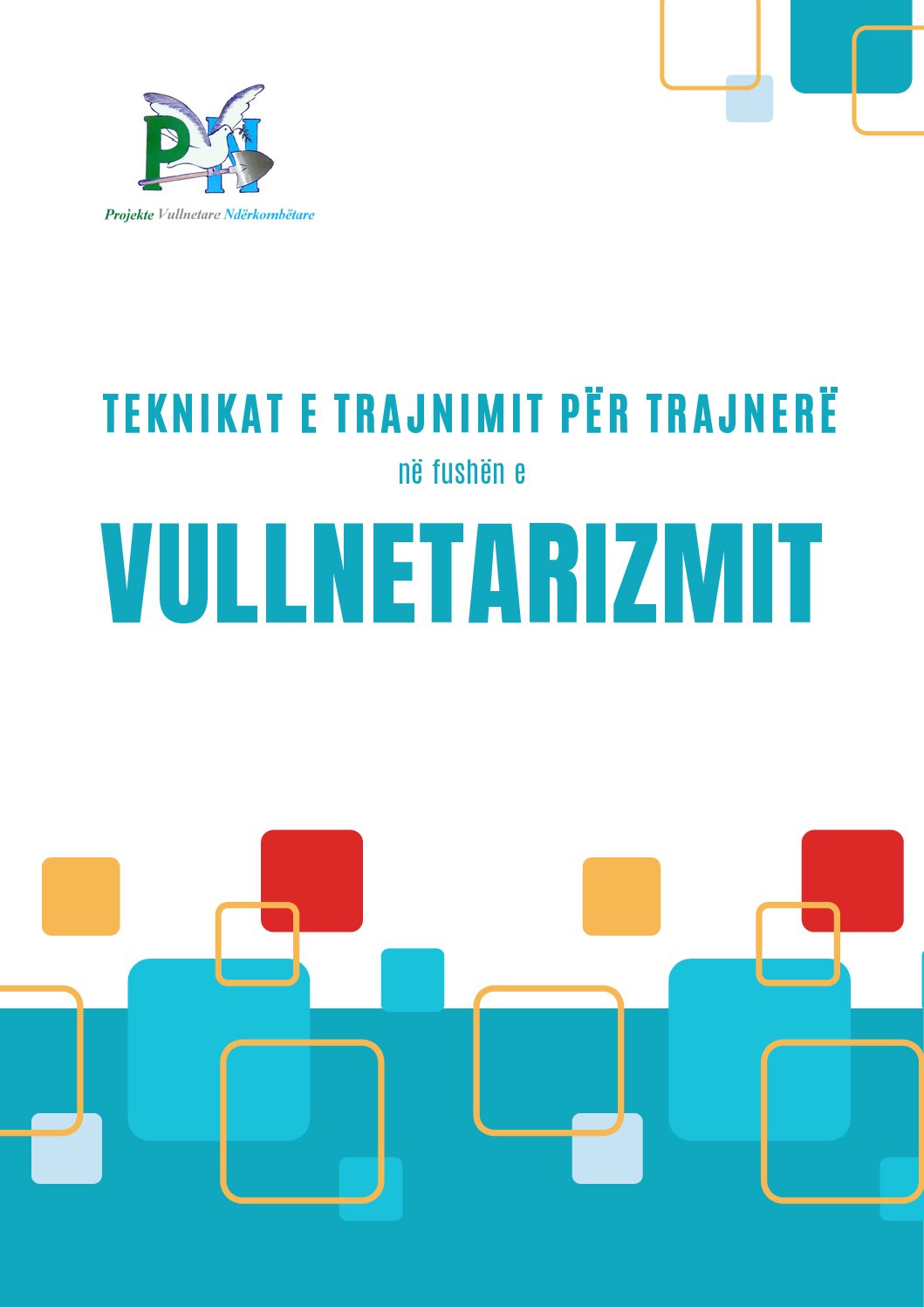 Cover: Teknikat e Trajnimit për Trajnerë në Fushën e Vullnetarizmit