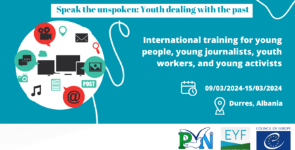 Call for participants – Speak the unspoken: Youth dealing with the past