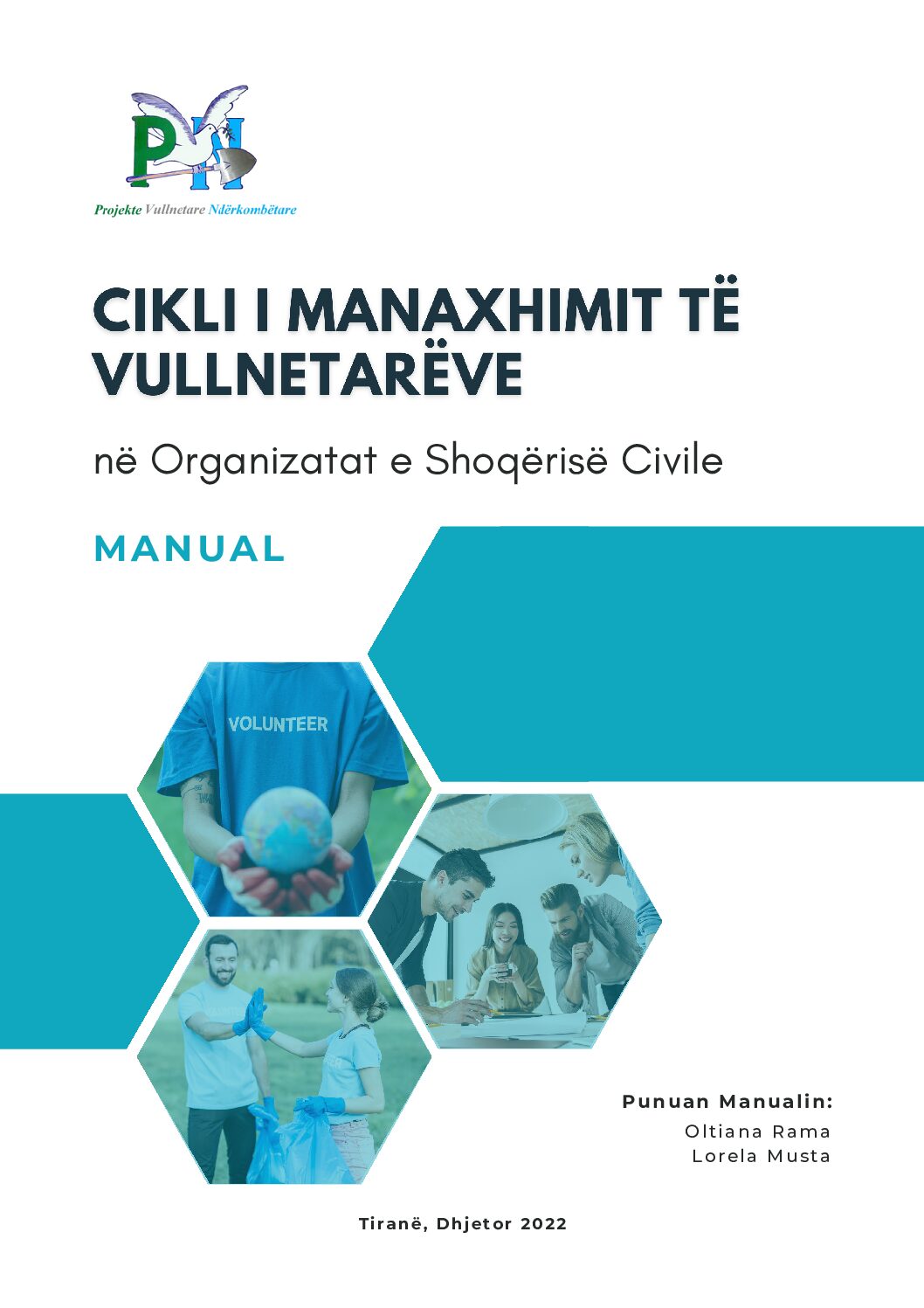 Cover: Cikli i Manaxhimit të Vullnetarëve në Organizatat e Shoqërisë Civile — Manual