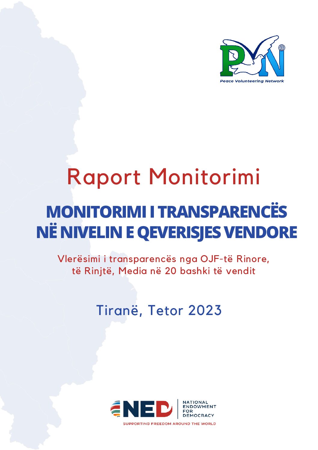Cover: Raport Monitorimi: Transparenca në Qeverisjen Vendore — 20 Bashki (Tetor 2023)