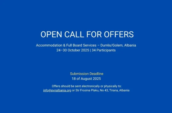 OPEN CALL FOR OFFERS