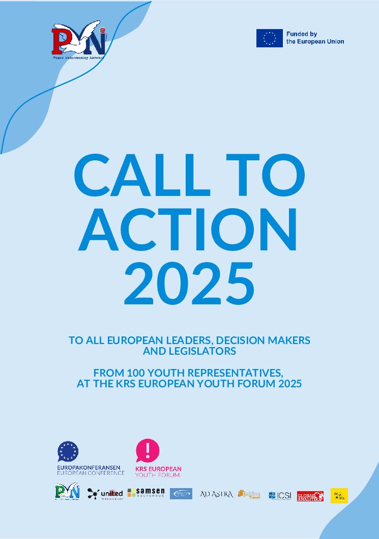 Cover: Call to Action 2025 — KRS European Youth Forum