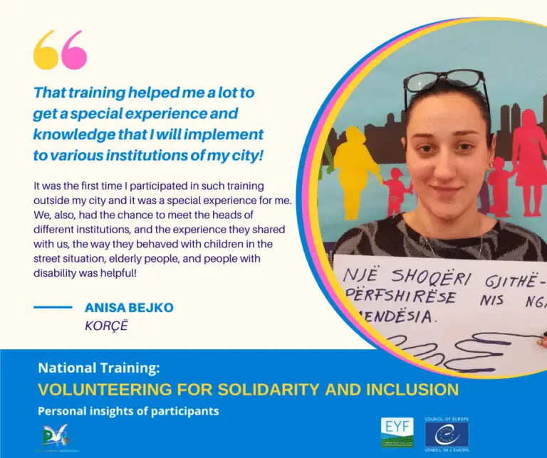 Volunteer story — Anisa